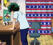 midoriya's dorm room